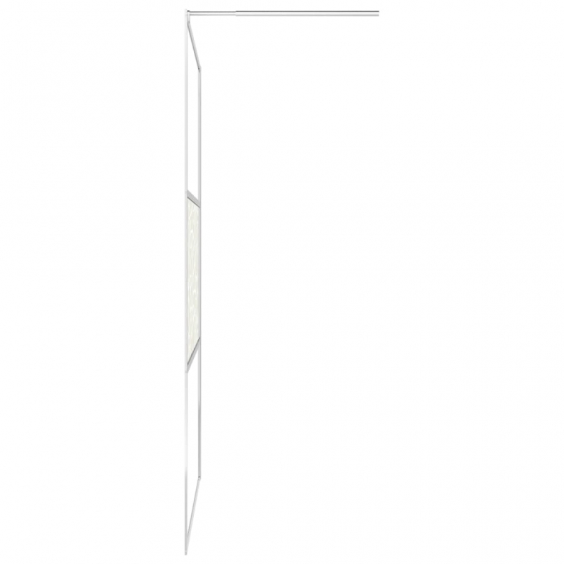 Duschwand für Begehbare Dusche ESG-Glas Steindesign 115x195 cm