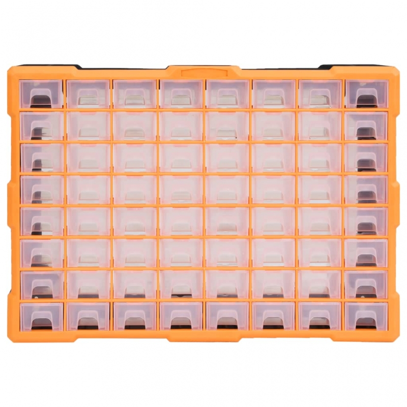 Multi-Schubladen-Organizer mit 64 Schubladen 52x16x37,5 cm