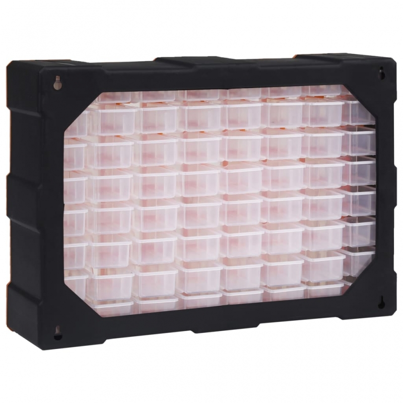 Multi-Schubladen-Organizer mit 64 Schubladen 52x16x37,5 cm
