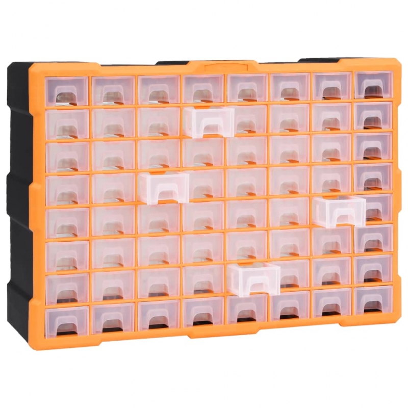 Multi-Schubladen-Organizer mit 64 Schubladen 52x16x37,5 cm