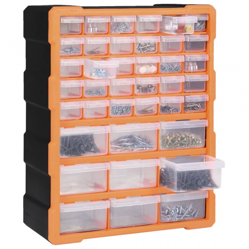 Multi-Schubladen-Organizer mit 39 Schubladen 38x16x47 cm