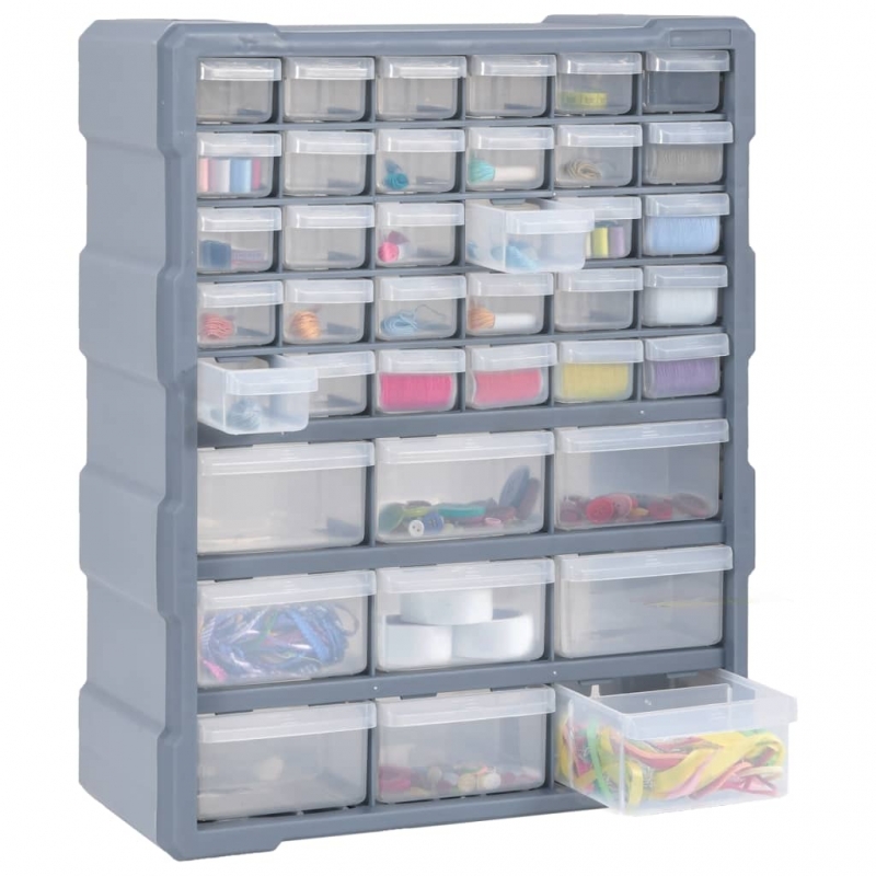 Multi-Schubladen-Organizer mit 39 Schubladen 38x16x47 cm