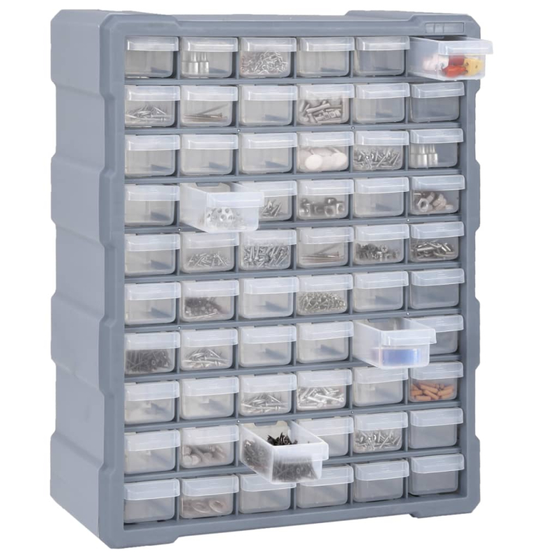 Multi-Schubladen-Organizer mit 60 Schubladen 38x16x47,5 cm