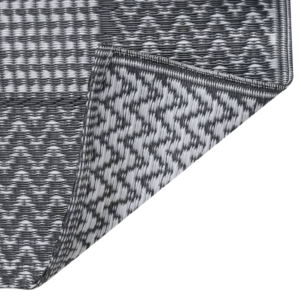 Outdoor-Teppich ARAKIL Grau 160x230 cm PP