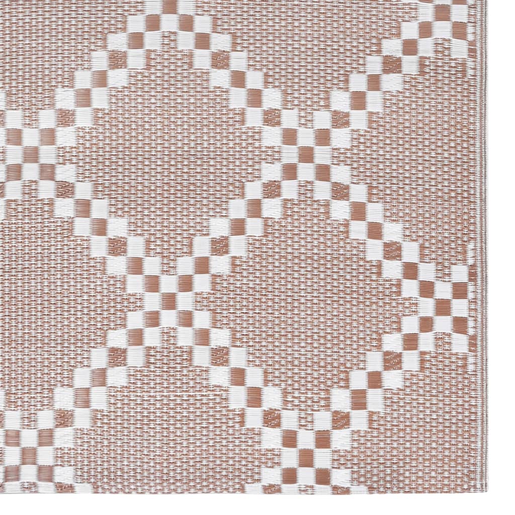 Outdoor-Teppich ARAKIL Braun 80x150 cm PP