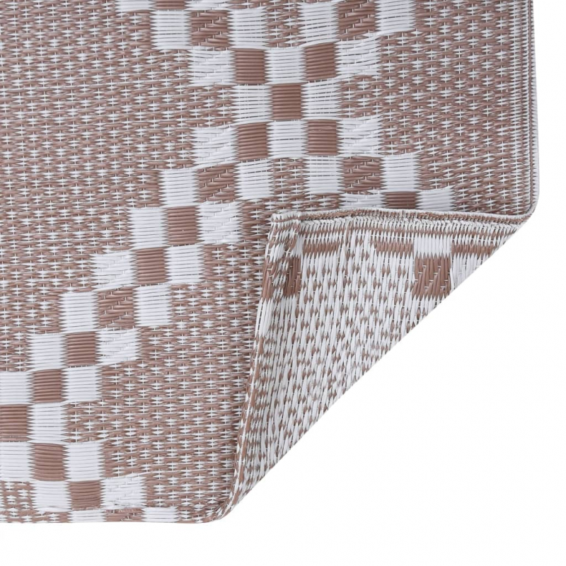 Outdoor-Teppich ARAKIL Braun 160x230 cm PP