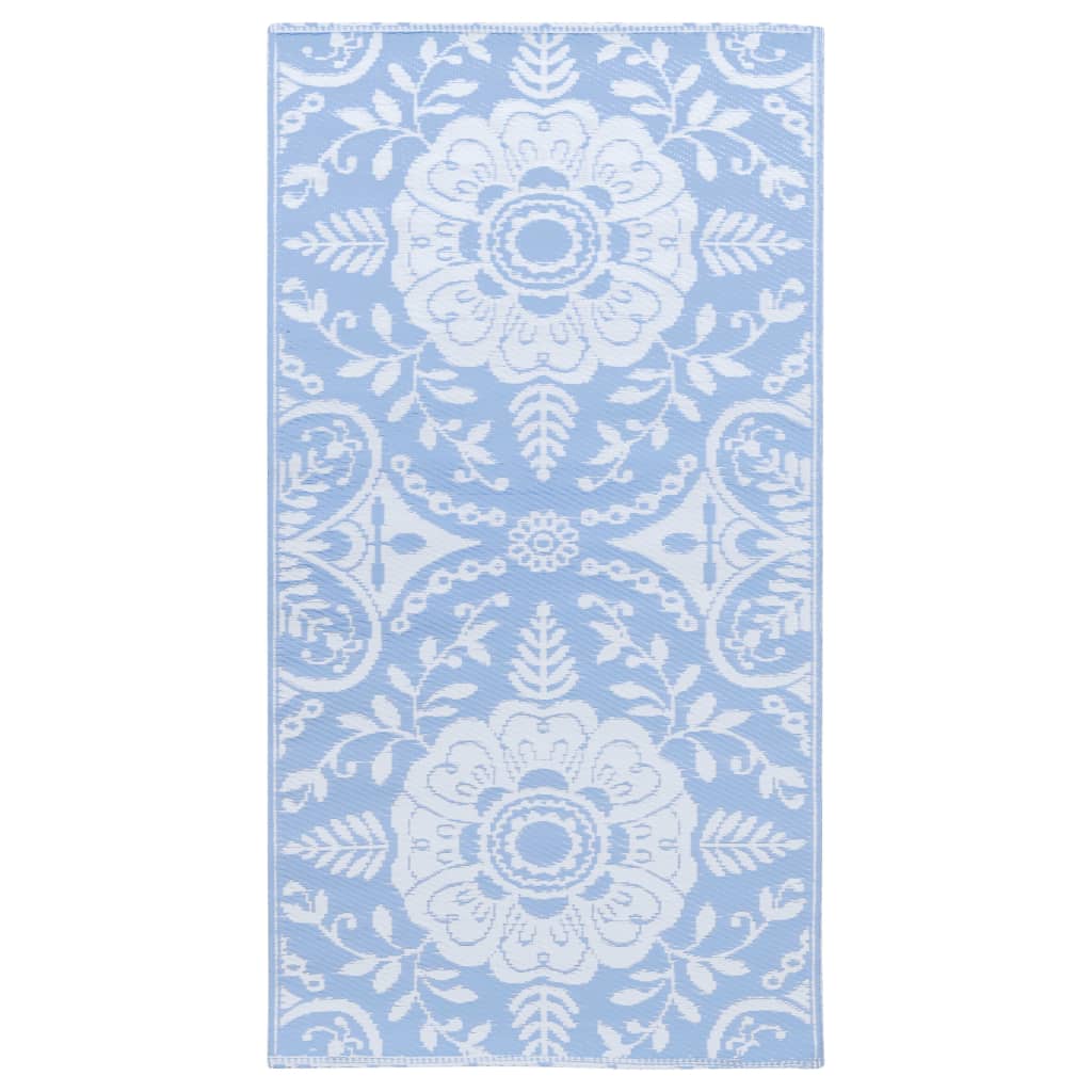 Outdoor-Teppich ARAKIL Babyblau 80x150 cm PP