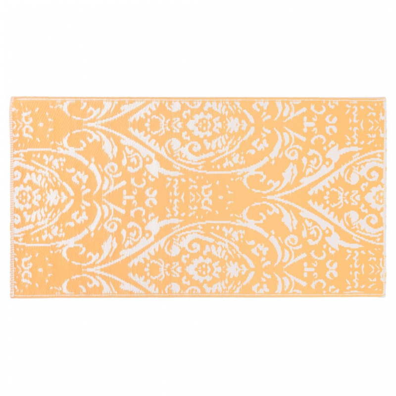 Outdoor-Teppich ARAKIL Orangefarben und Blau 160x230 cm PP