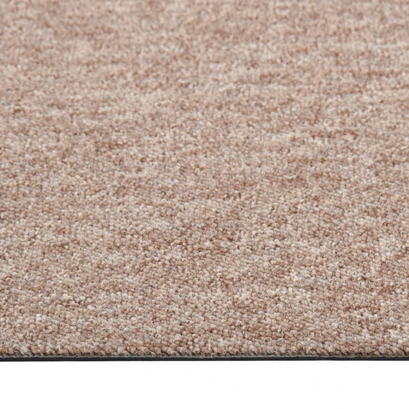 Teppichfliesen 20 Stk. 5 m² 50x50 cm Beige