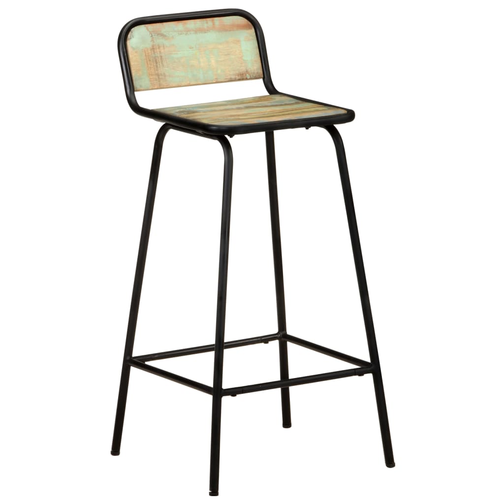 Barstühle 4 Stk. Altholz Massiv