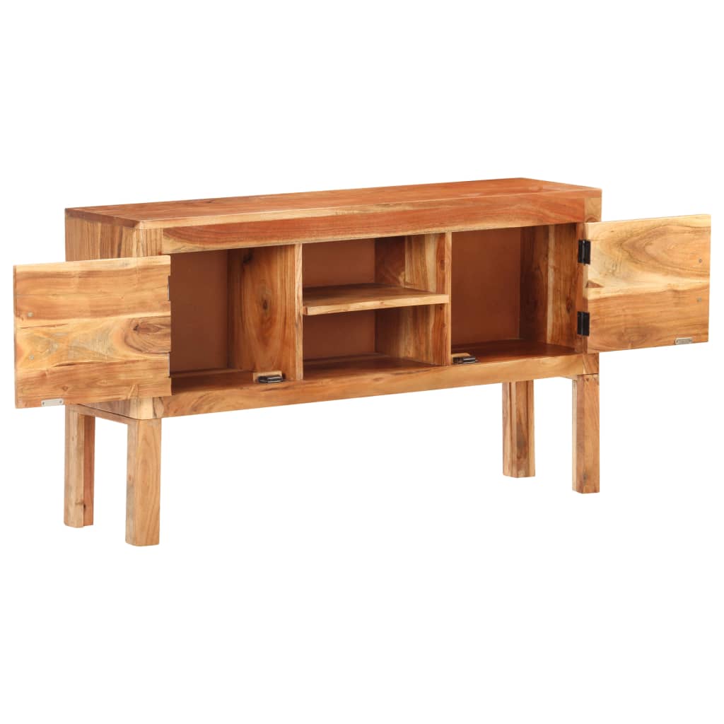Sideboard 116x30x66 cm Akazie Massivholz