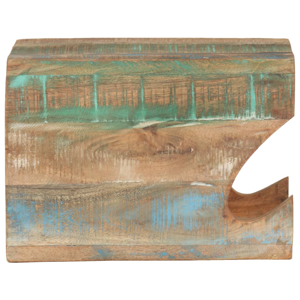 Wand Fahrradträger 35x25x25 cm Recyceltes Massivholz