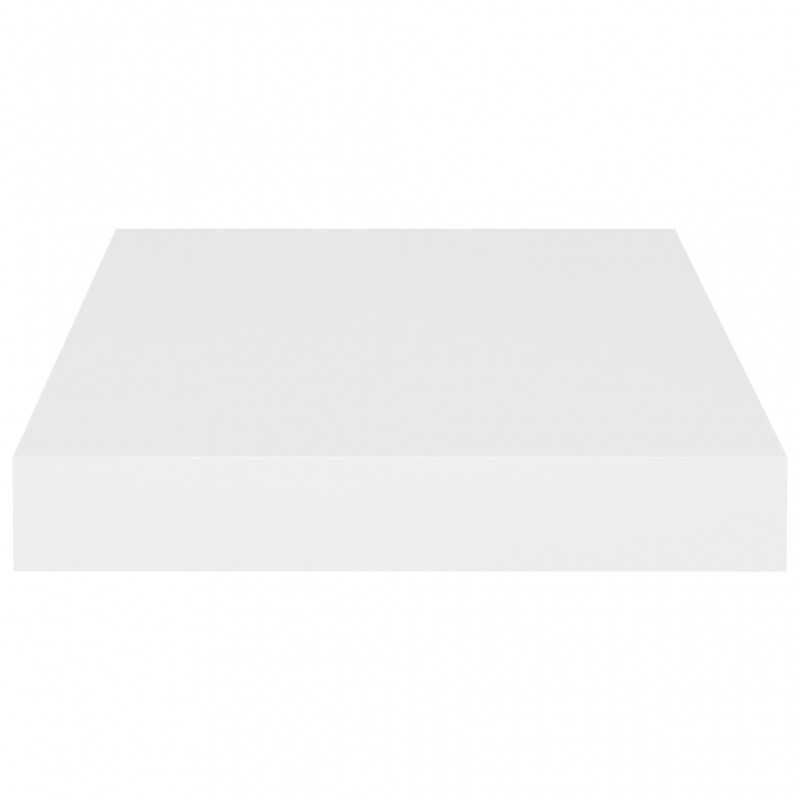 Schweberegale 4 Stk. Weiß 23x23,5x3,8 cm MDF