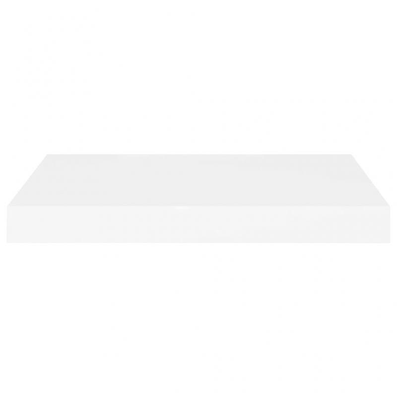 Schweberegale 2 Stk. Weiß 40x23x3,8 cm MDF