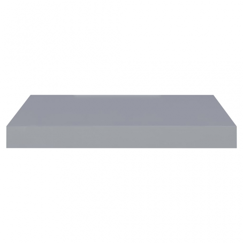 Schwebende Wandregale 2 Stk. Grau 40x23x3,8cm MDF