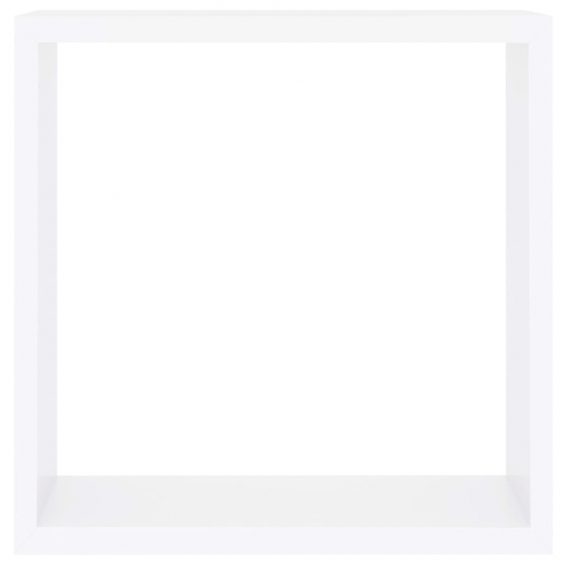 Würfelregale 3 Stk. Weiß MDF