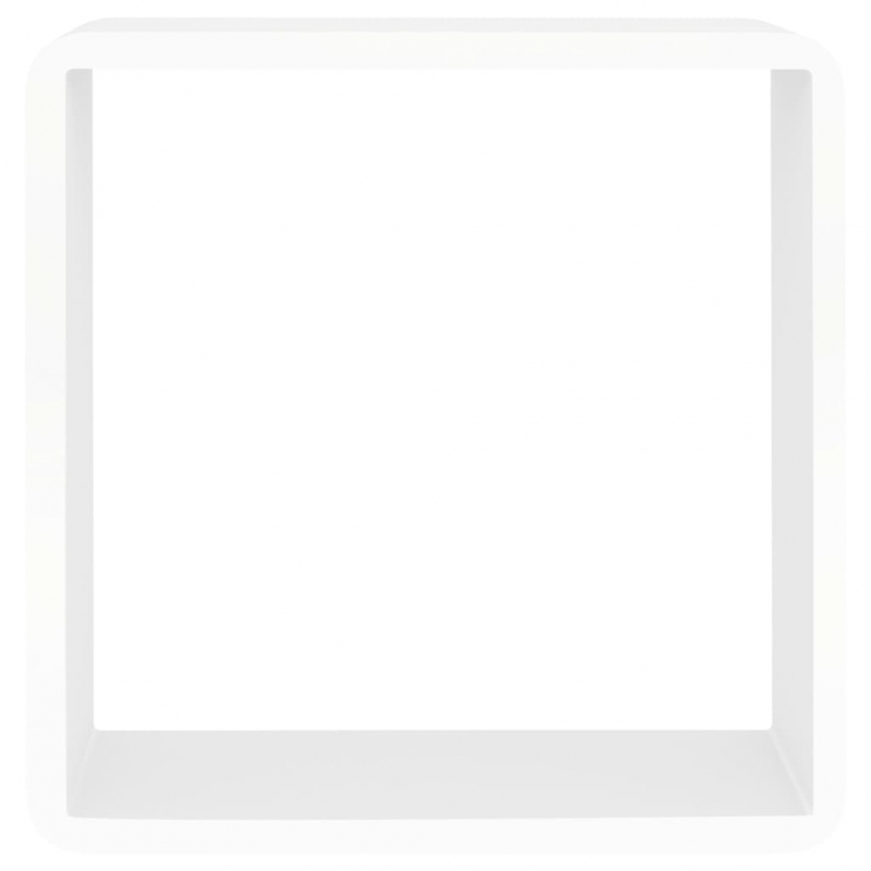 Würfelregale 3 Stk. Weiß MDF