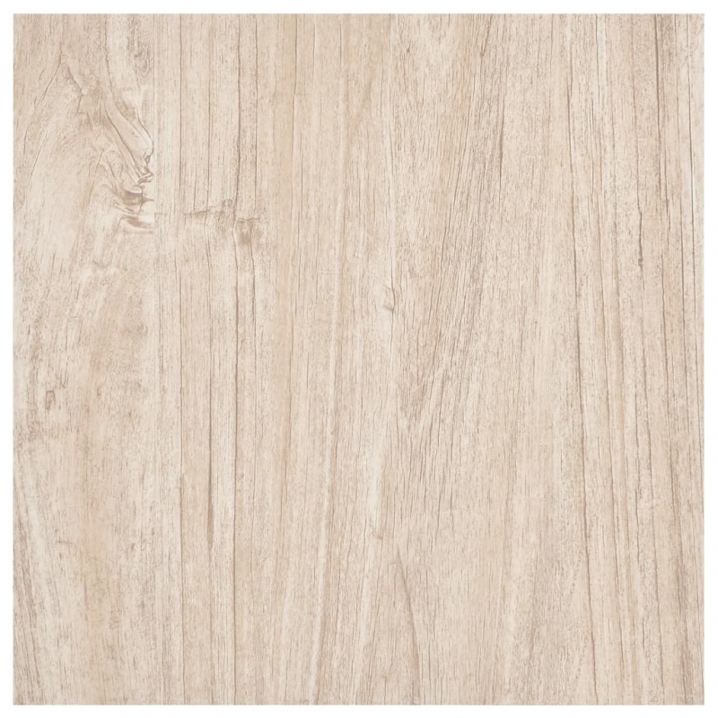 PVC-Fliesen Selbstklebend 55 Stk. 5,11 m² Hellbraun