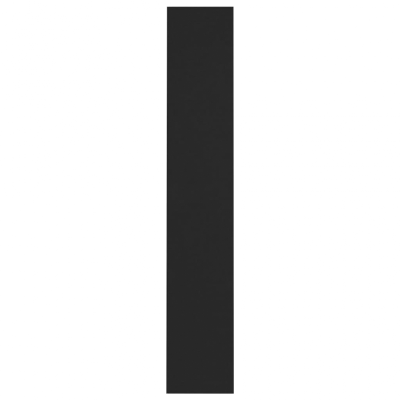 CD-Regale 2 Stk. Schwarz 21x16x93,5 cm Holzwerkstoff