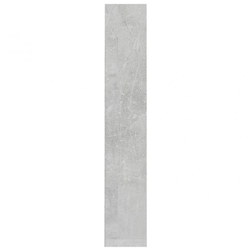 CD-Regale 2 Stk. Betongrau 21x16x93,5 cm Holzwerkstoff