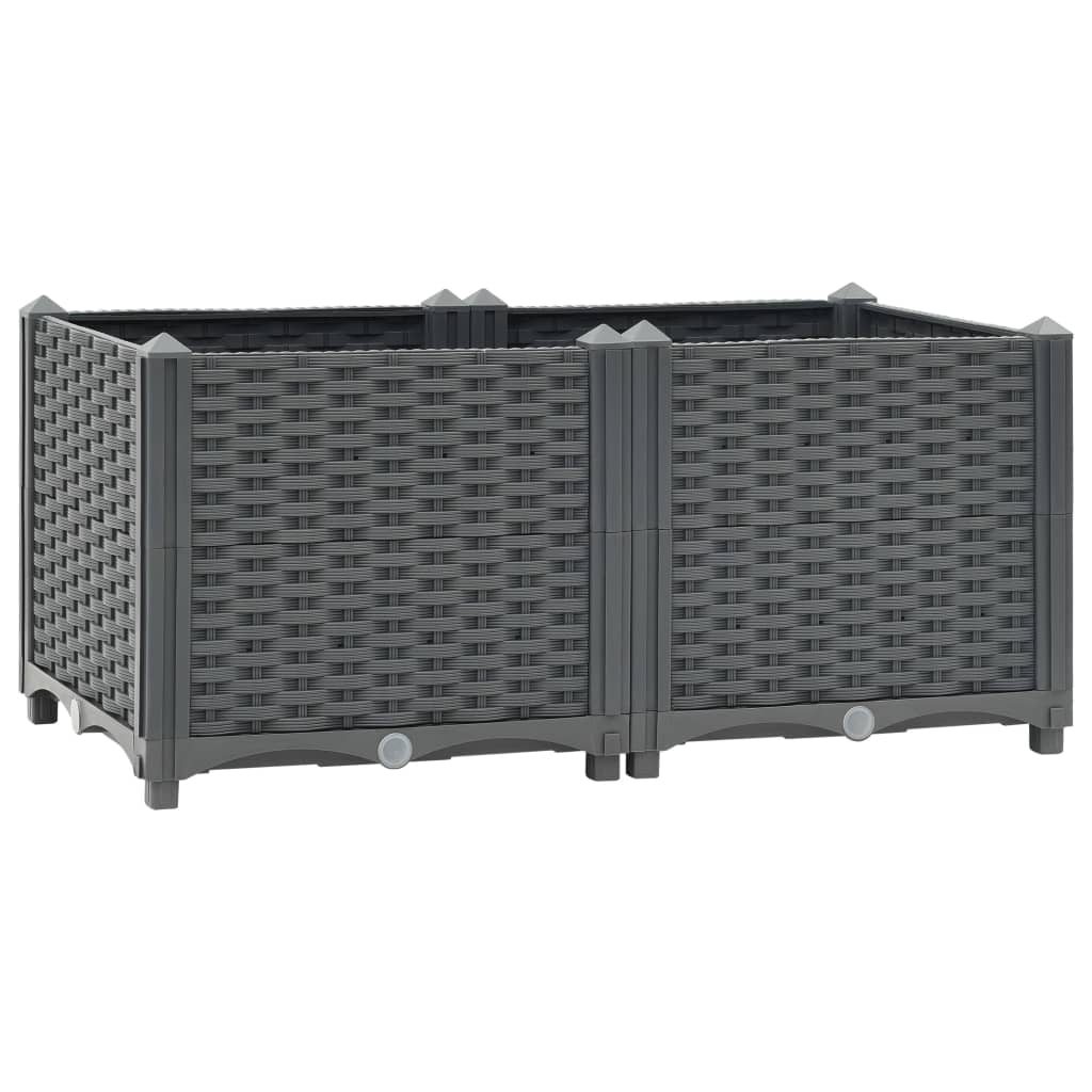 Hochbeet 80x40x38 cm Polypropylen
