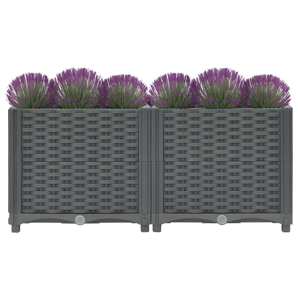 Hochbeet 80x40x38 cm Polypropylen