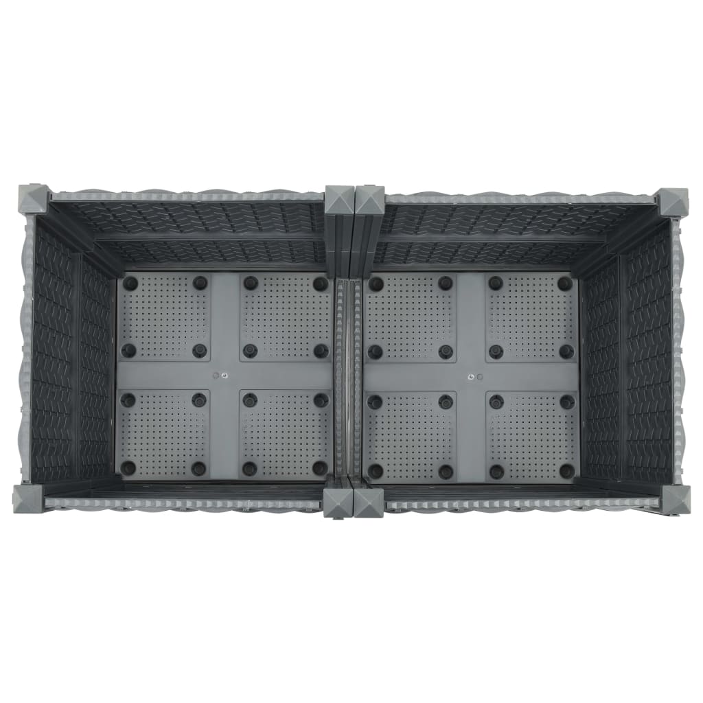 Hochbeet 80x40x38 cm Polypropylen