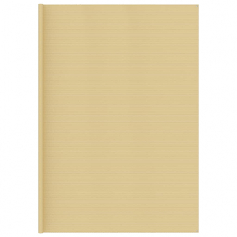 Zeltteppich Beige 400x800 cm HDPE