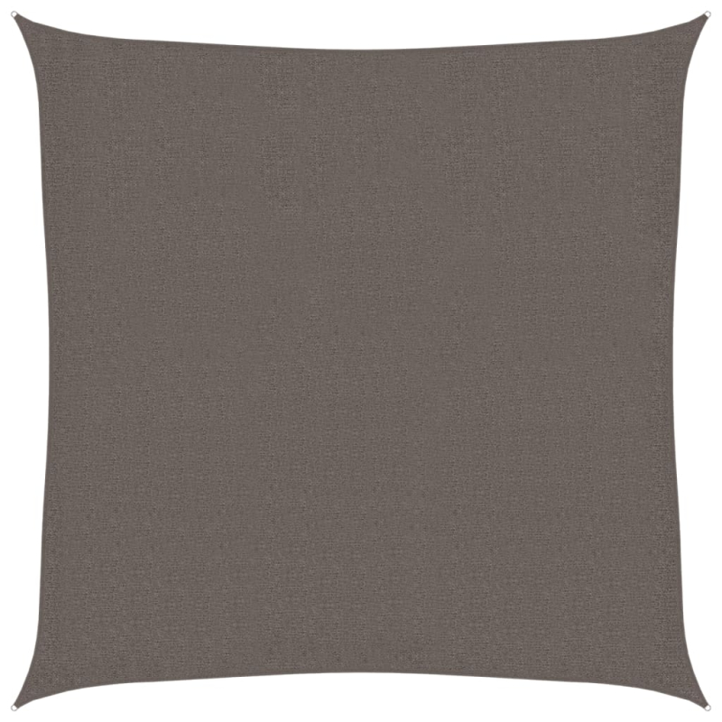 Sonnensegel 160 g/m² Anthrazit 2,5x2,5 m HDPE