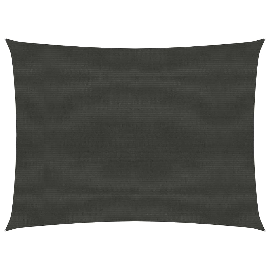 Sonnensegel 160 g/m² Anthrazit 2x2,5 m HDPE