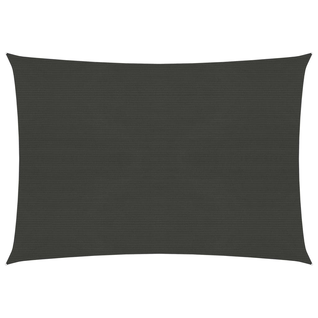 Sonnensegel 160 g/m² Anthrazit 2,5x3 m HDPE