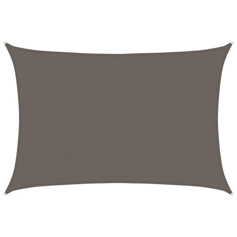 Sonnensegel 160 g/m² Anthrazit 4x5 m HDPE