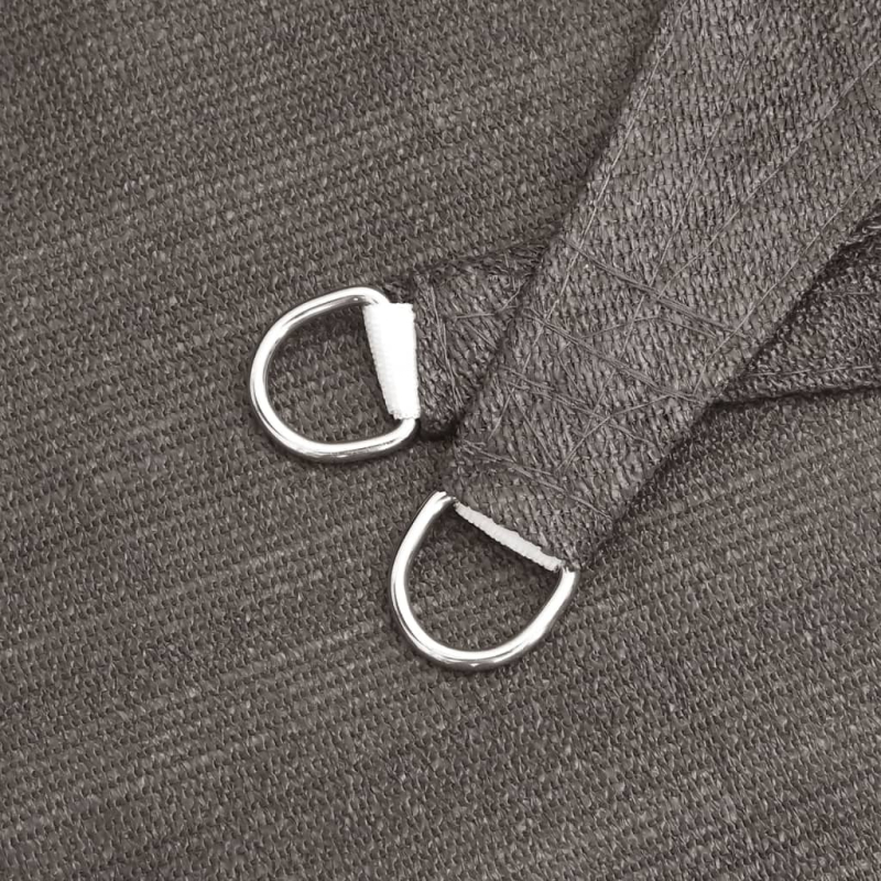 Sonnensegel 160 g/m² Anthrazit 4x5 m HDPE