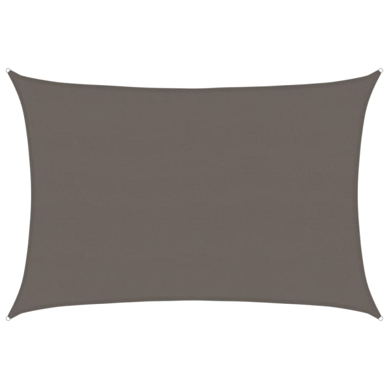 Sonnensegel 160 g/m² Anthrazit 5x6 m HDPE