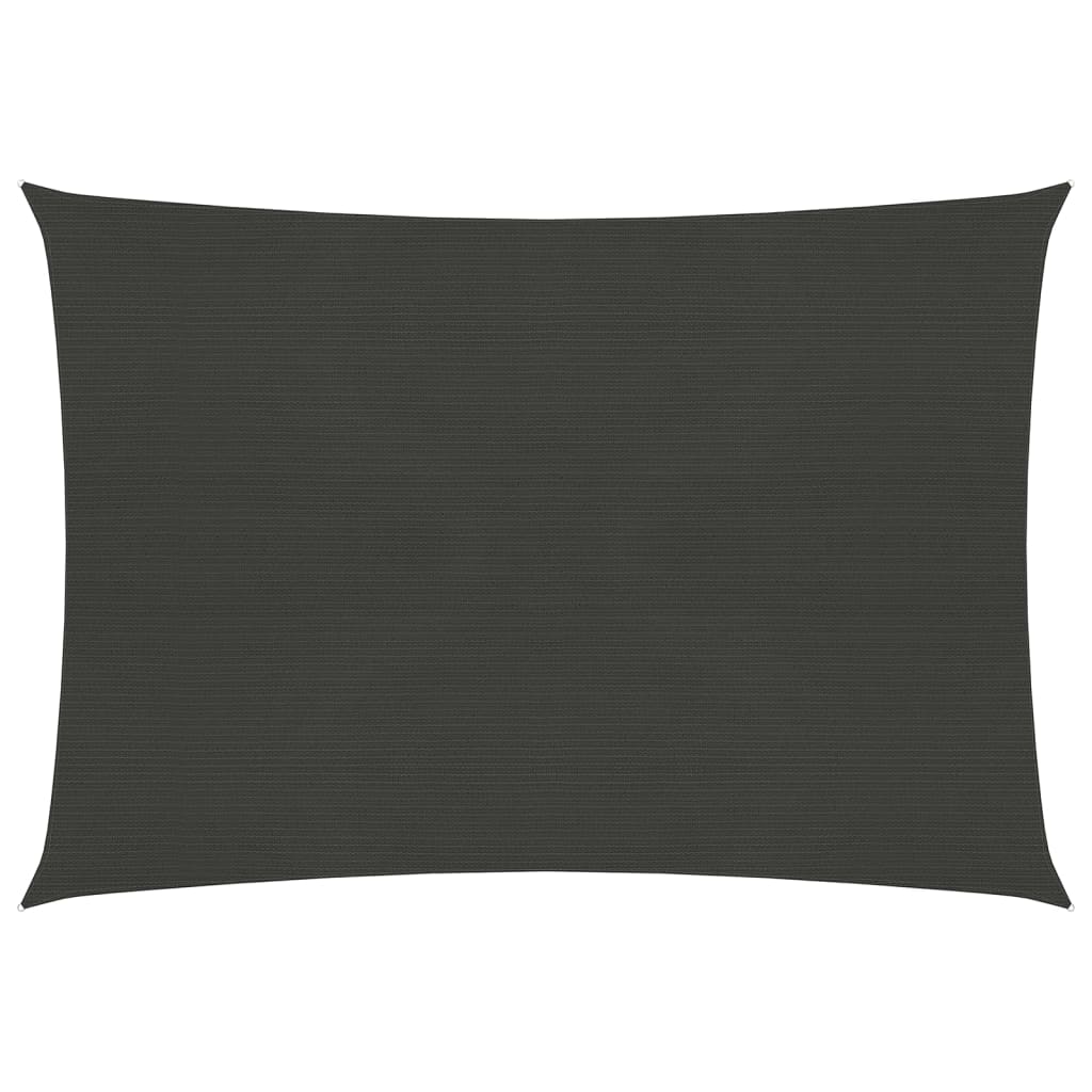 Sonnensegel 160 g/m² Anthrazit 6x7 m HDPE