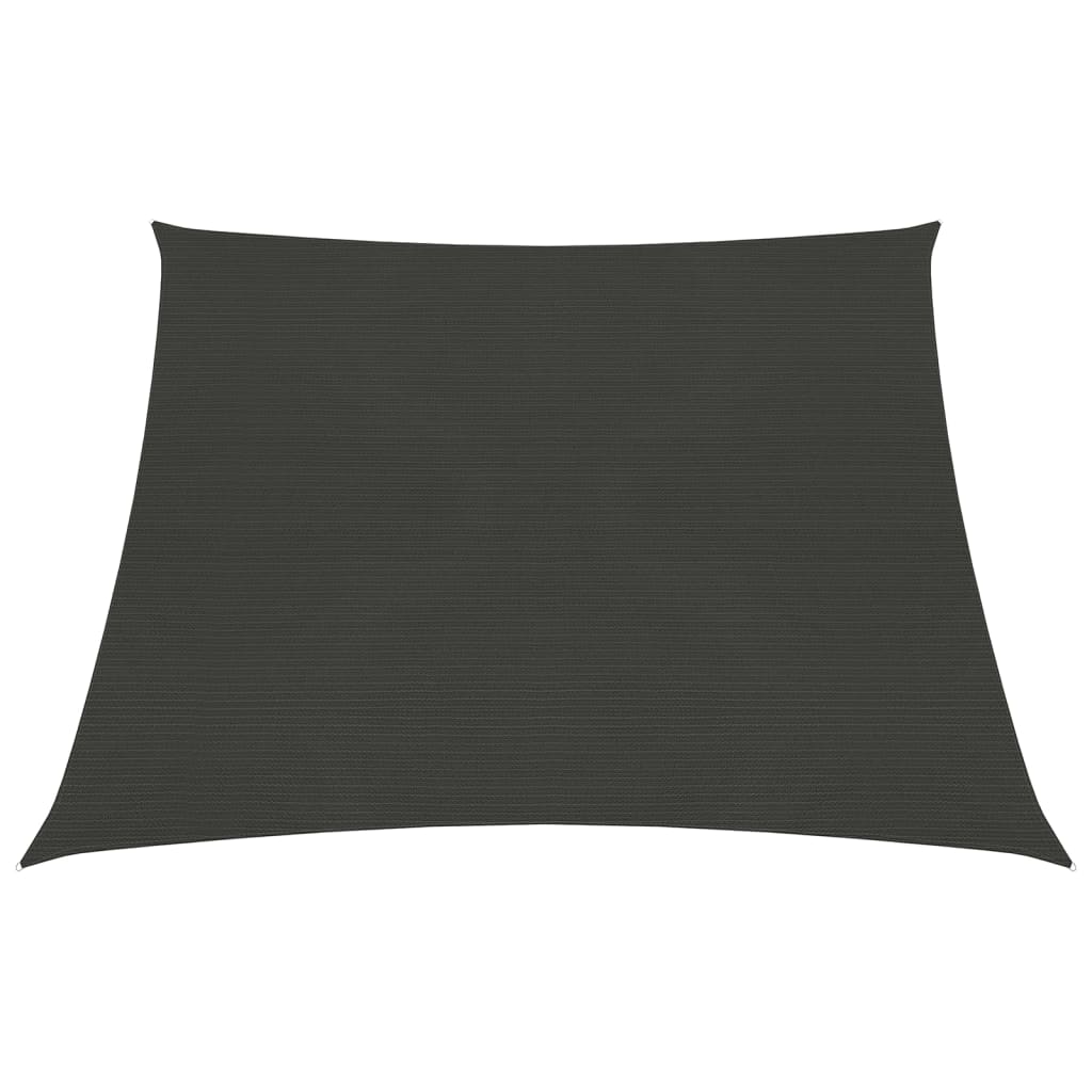 Sonnensegel 160 g/m² Anthrazit 3/4x3 m HDPE