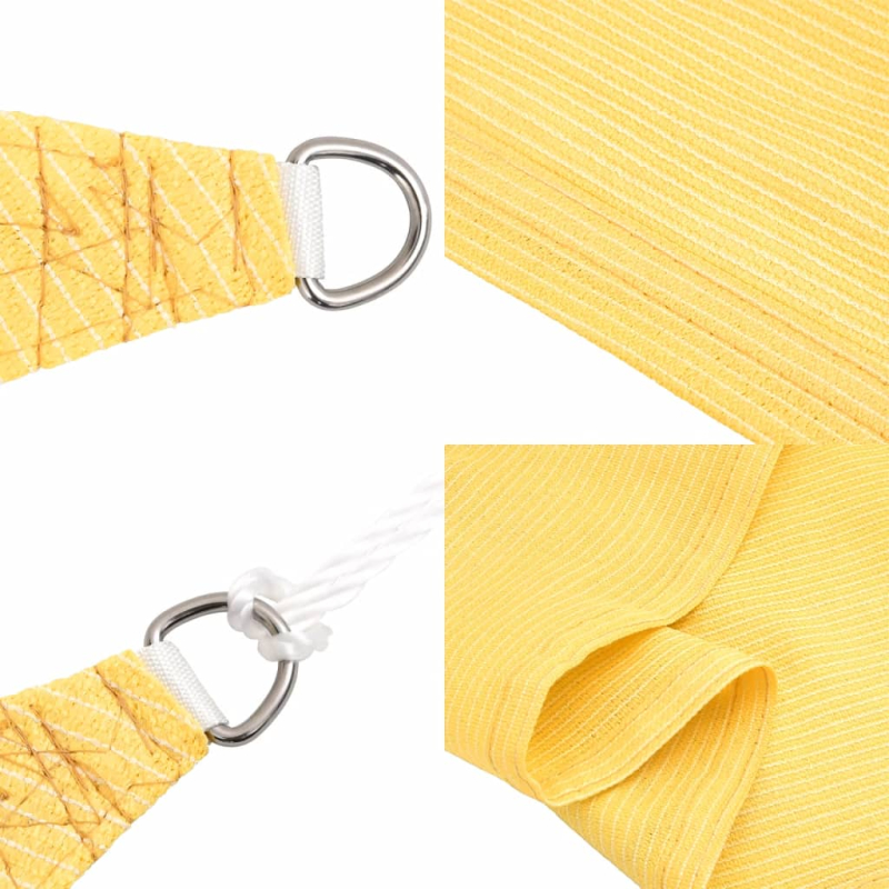 Sonnensegel 160 g/m² Beige 3x3 m HDPE