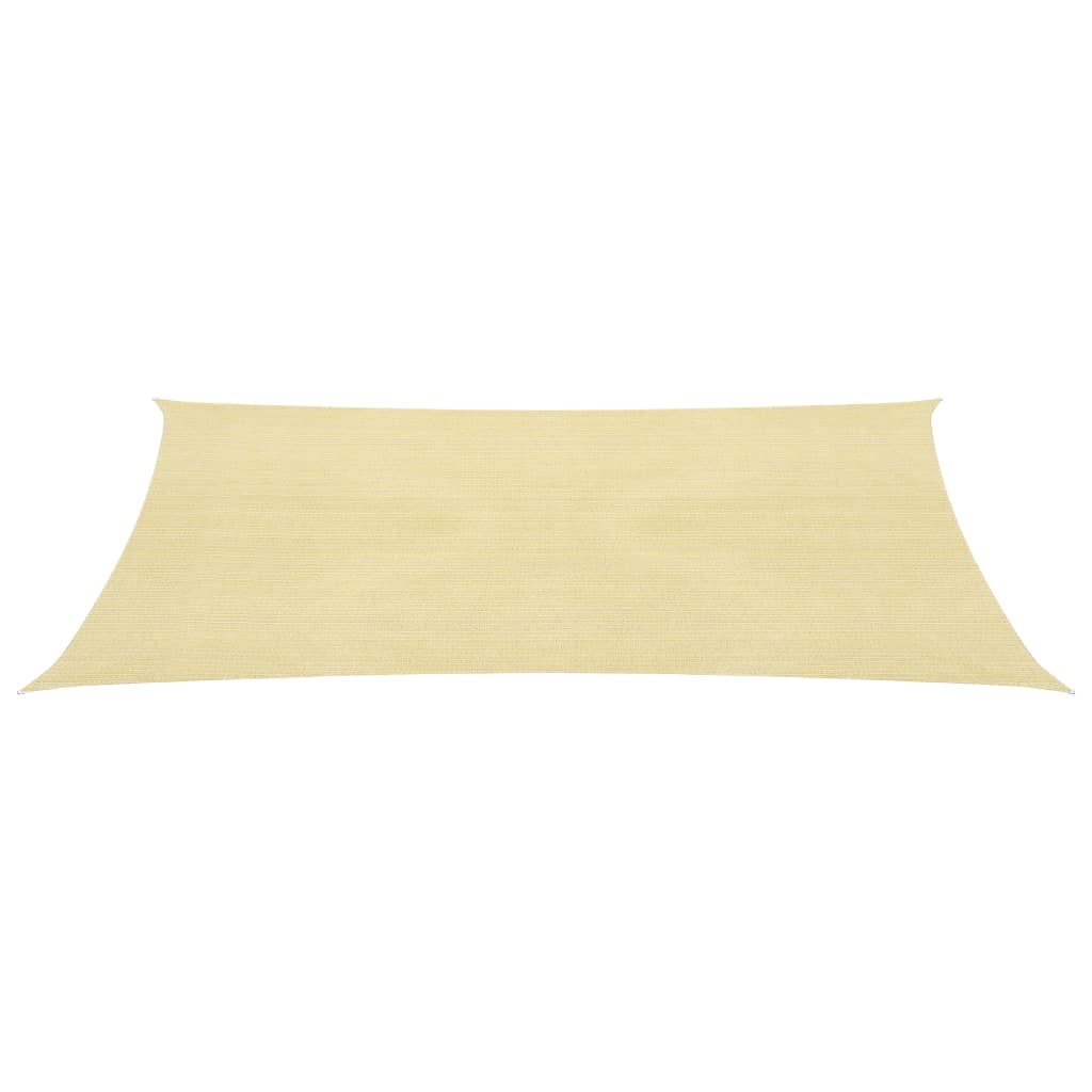 Sonnensegel 160 g/m² Beige 2,5x5 m HDPE