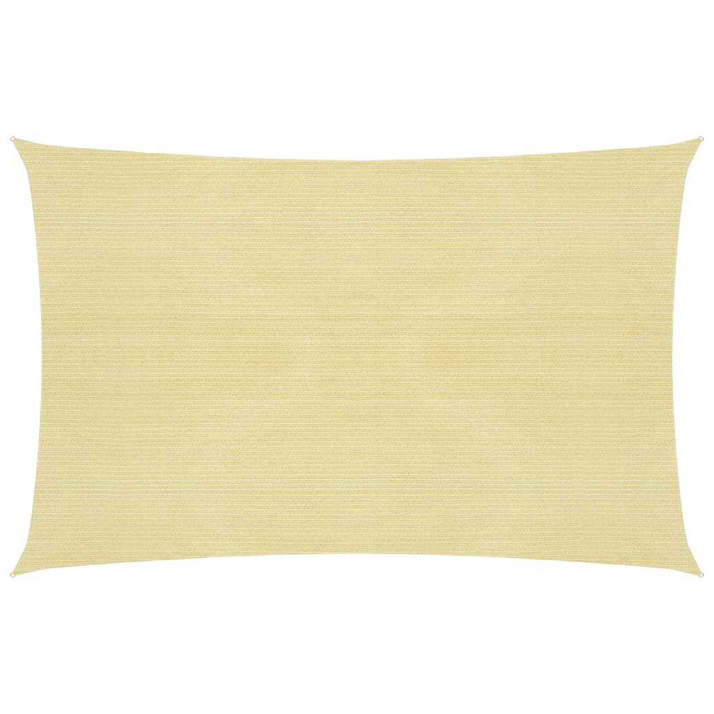 Sonnensegel 160 g/m² Beige 3,5x5 m HDPE