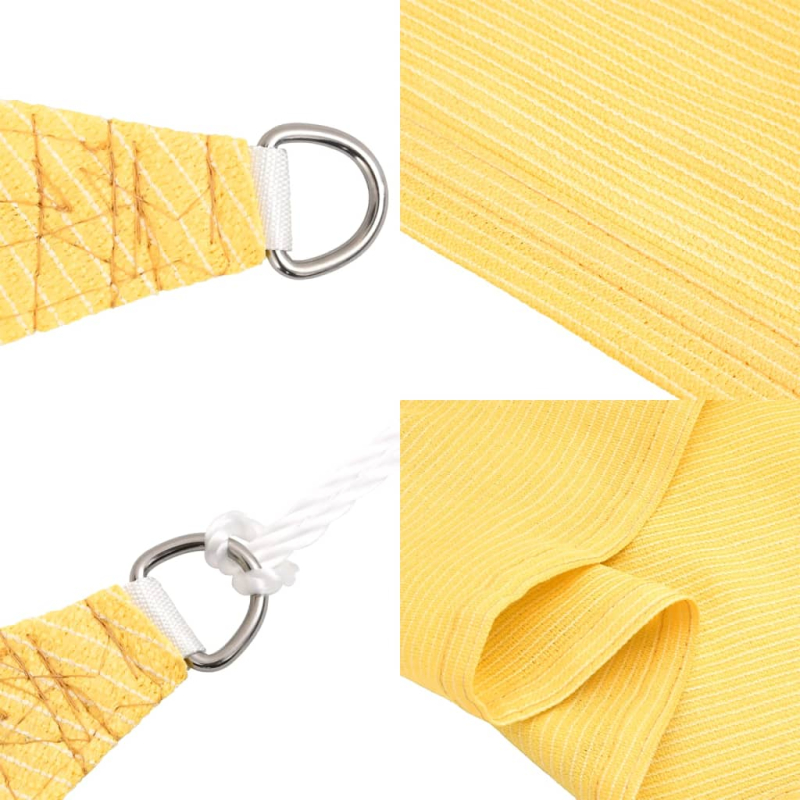 Sonnensegel 160 g/m² Beige 5x7 m HDPE