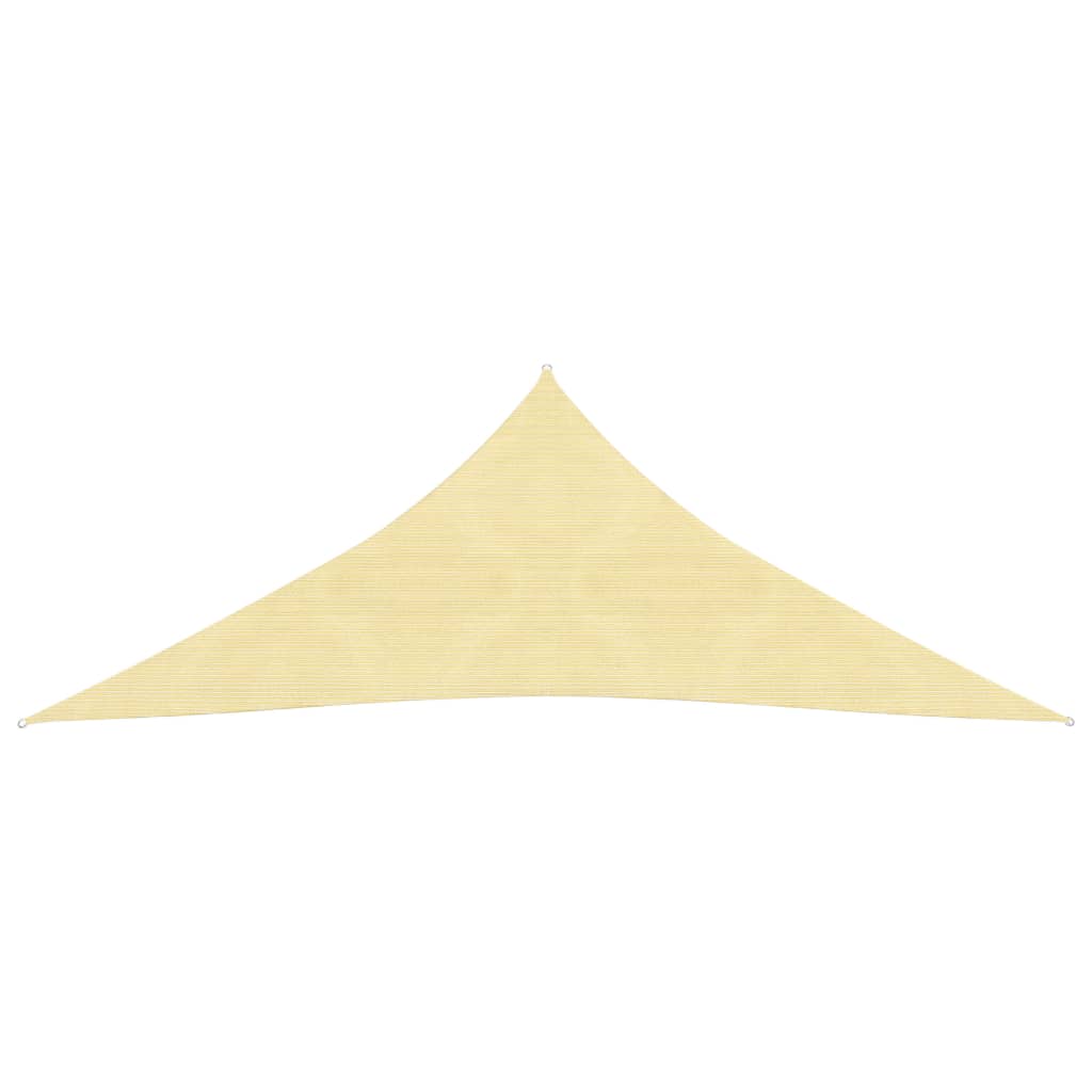 Sonnensegel 160 g/m² Beige 3x3x3 m HDPE