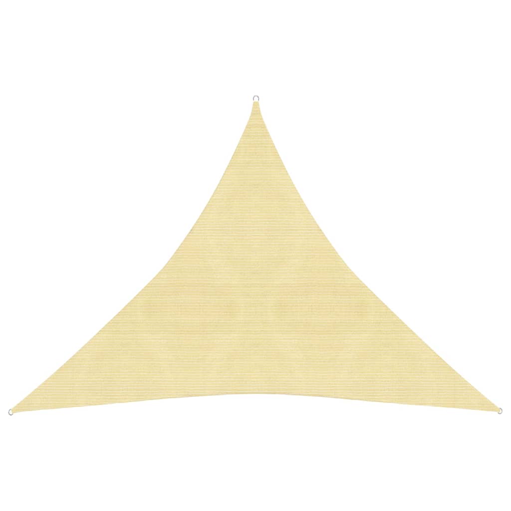 Sonnensegel 160 g/m² Beige 4,5x4,5x4,5 m HDPE