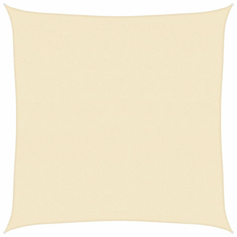 Sonnensegel 160 g/m² Creme 4,5x4,5 m HDPE