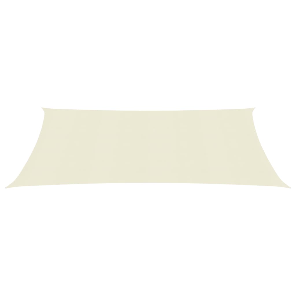 Sonnensegel 160 g/m² Creme 2,5x4 m HDPE