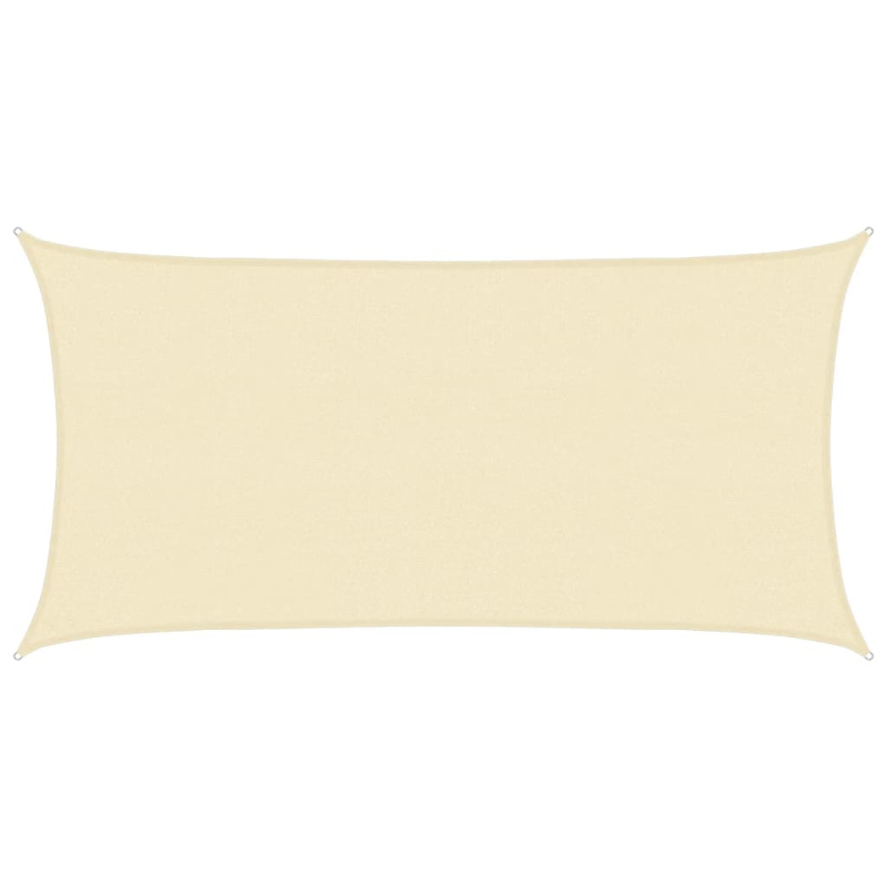 Sonnensegel 160 g/m² Creme 2,5x4,5 m HDPE