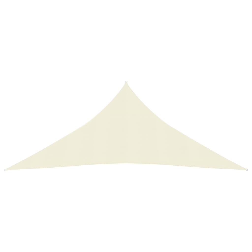 Sonnensegel 160 g/m² Creme 5x6x6 m HDPE