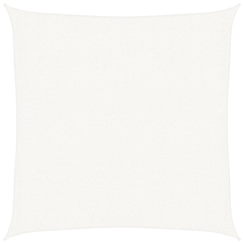 Sonnensegel 160 g/m² Weiß 2,5x2,5 m HDPE