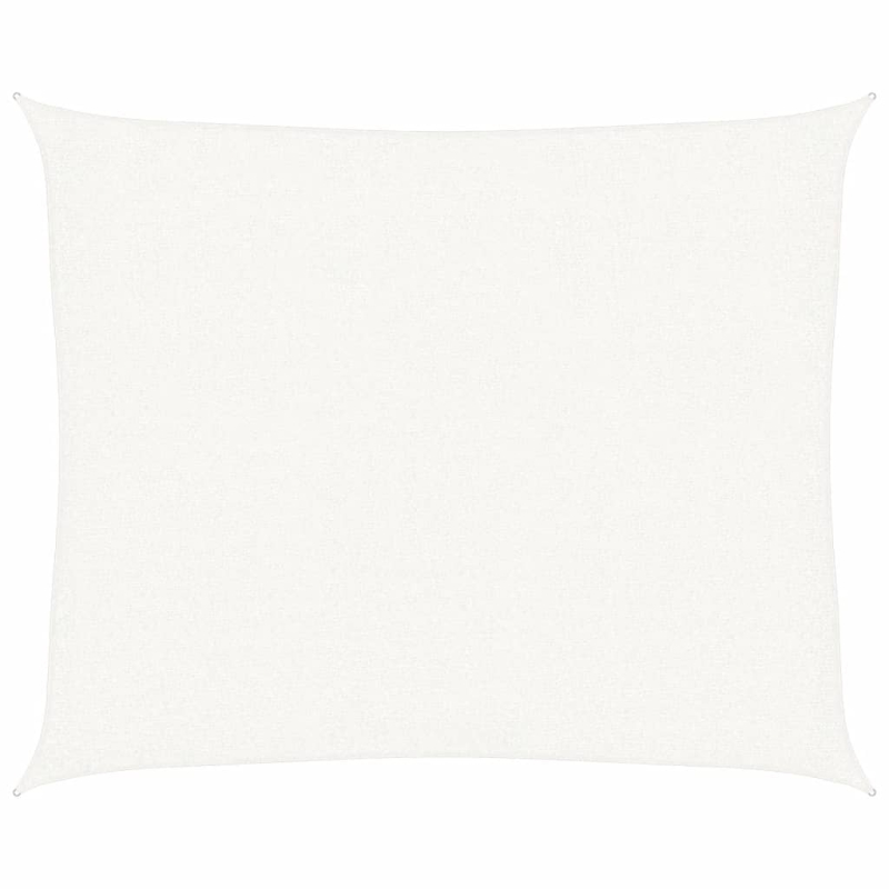 Sonnensegel 160 g/m² Weiß 2,5x3 m HDPE