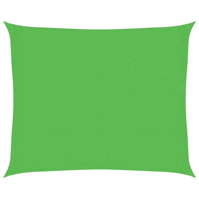 Sonnensegel 160 g/m² Hellgrün 2,5x3 m HDPE