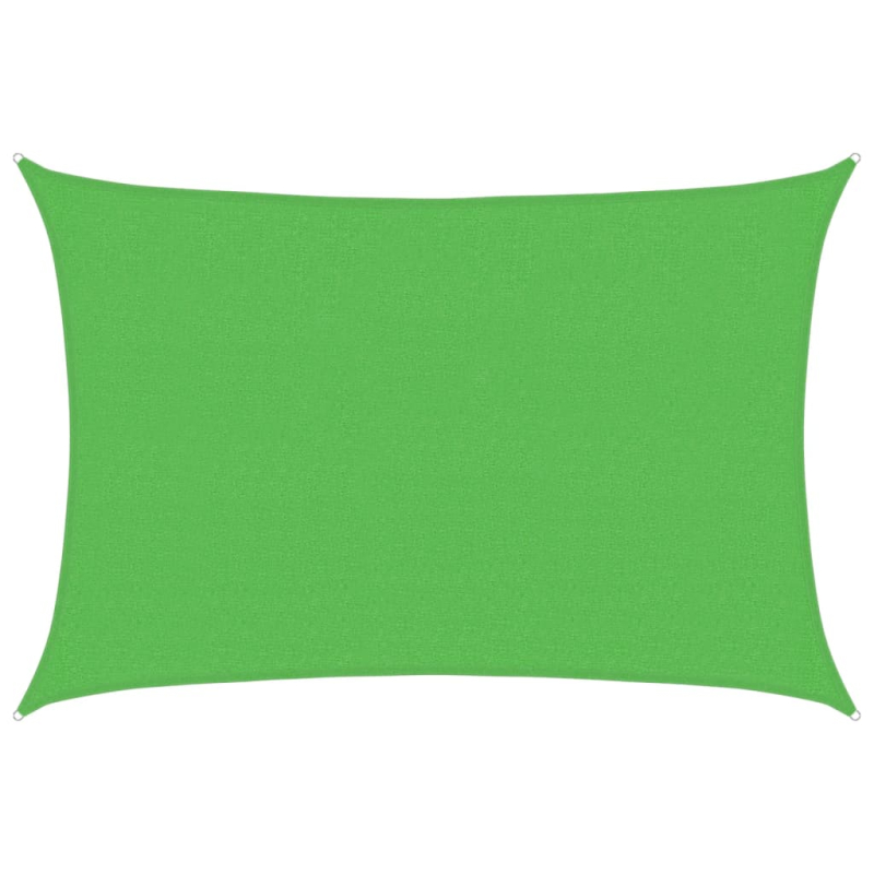 Sonnensegel 160 g/m² Hellgrün 2,5x4 m HDPE